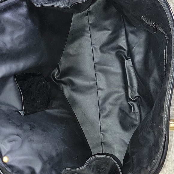 Large Marino Orlandi Black Leather Handbag - Picture 9 of 15